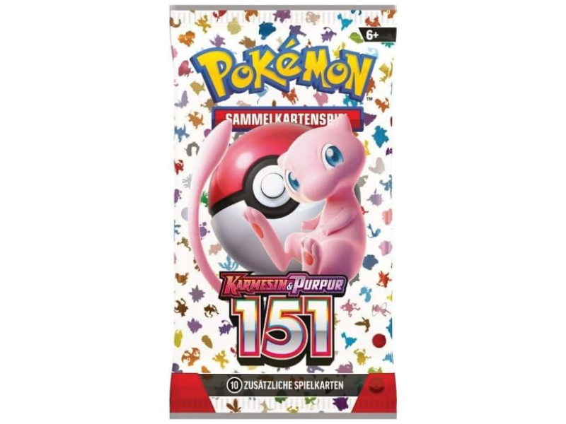 Pokémon Boosterpack Karmesin & Purpur - 151