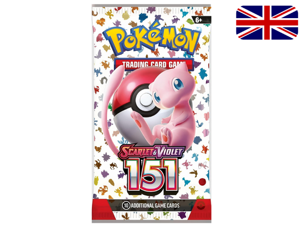 Pokémon Boosterpack Karmesin & Purpur - 151 Englisch