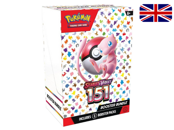 Pokémon Boosterbundle Karmesin & Purpur - 151 Englisch
