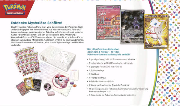 Pokémon Ultra-Premium-Kollektion Karmesin & Purpur -151