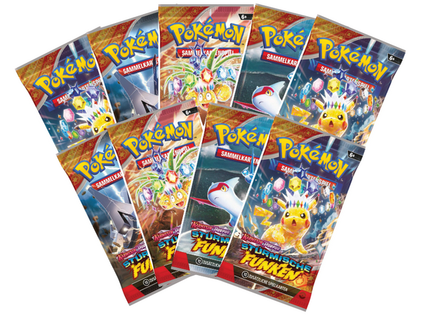Pokémon Top-Trainer-Box Karmesin & Purpur - Stürmische Funken