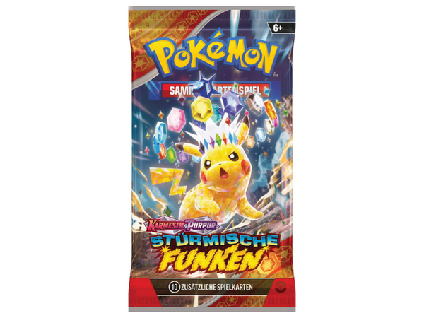 Pokémon Boosterpack Karmesin & Purpur - Stürmische Funken
