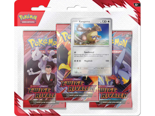 Pokémon Drei-Boosterpack-Blister Karmesin & Purpur - Ewige Rivalen