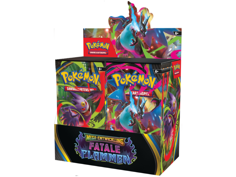 Pokémon Display Mega-Entwicklung - Fatale Flammen (36 Booster)