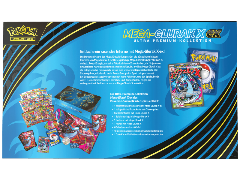 Pokémon Ultra-Premium-Kollektion Mega-Glurak X-ex