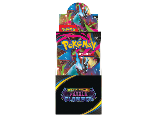 Pokémon 18 Booster Display Mega-Entwicklung - Fatale Flammen