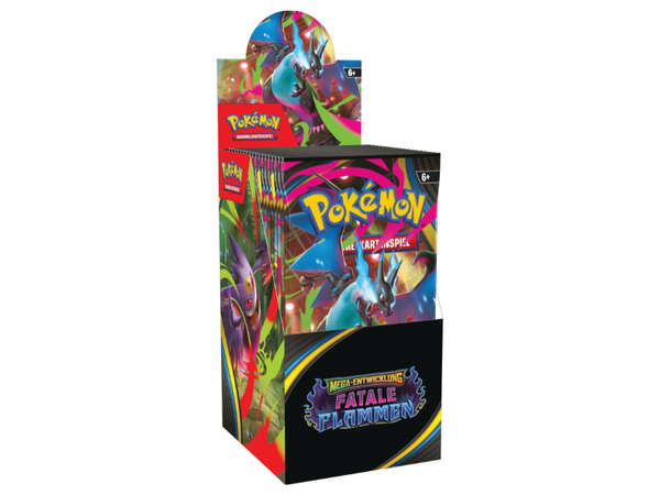 Pokémon 18 Booster Display Mega-Entwicklung - Fatale Flammen