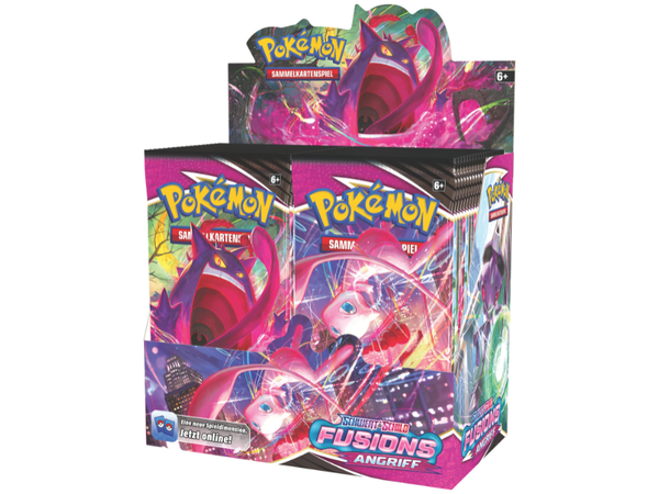 Pokémon Display - Schwert & Schild - Fusionsangriff (36 Booster) + Acryl Case