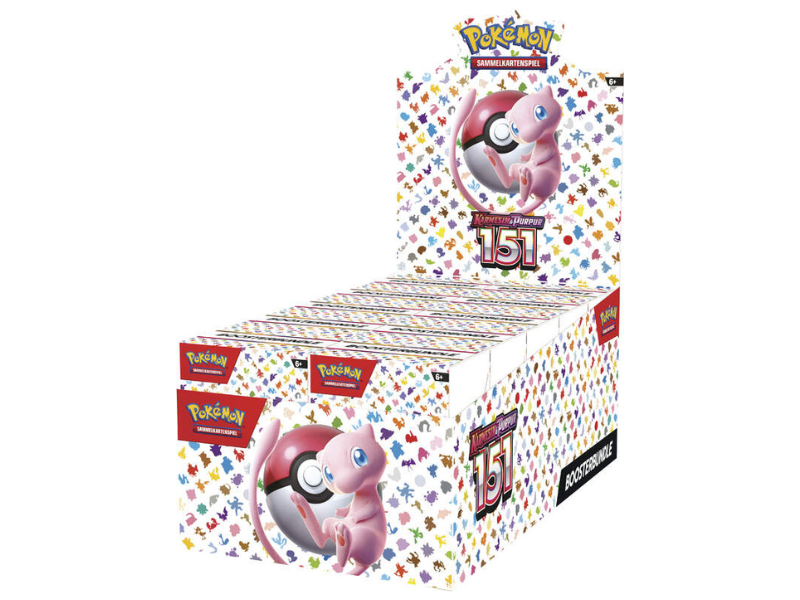 Pokémon Boosterbundle Karmesin & Purpur  –  151 (6 Booster)