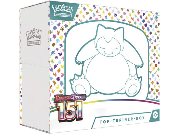 Pokémon Top-Trainer-Box Karmesin & Purpur - 151