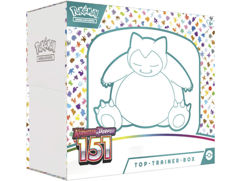 Pokémon Top-Trainer-Box Karmesin & Purpur - 151