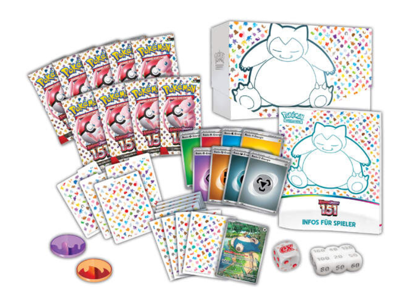 Pokémon Top-Trainer-Box Karmesin & Purpur - 151