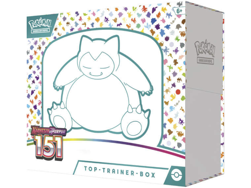 Pokémon Top-Trainer-Box Karmesin & Purpur - 151