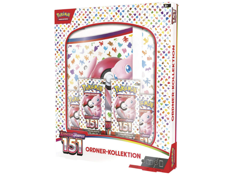 Pokémon Ordner-Kollektion Karmesin & Purpur - 151