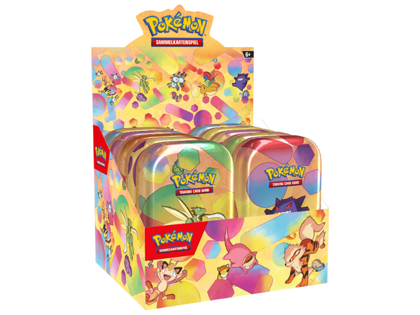 Pokémon-Mini-Tin-Box Karmesin & Purpur - 151
