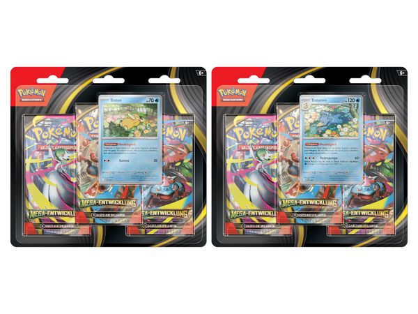 Pokémon Drei-Boosterpack-Blister - Mega Entwicklung