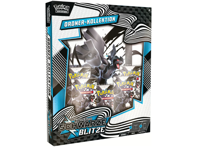 Pokémon Ordner-Kollektion Karmesin & Purpur – Schwarze Blitze