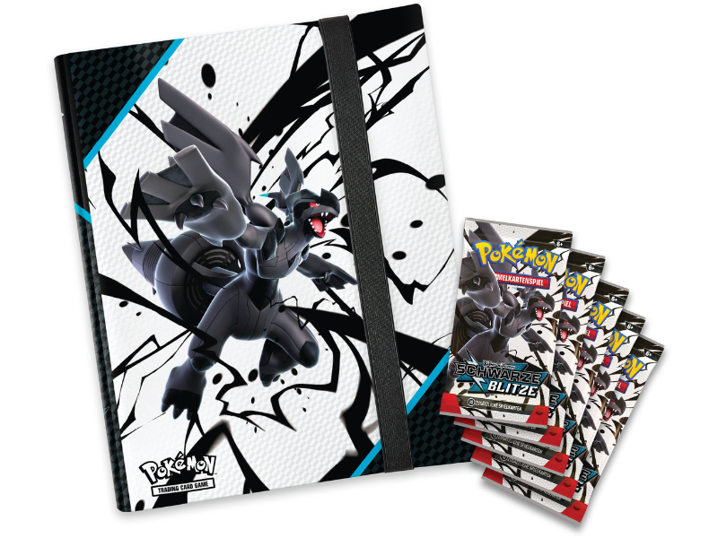 Pokémon Ordner-Kollektion Karmesin & Purpur – Schwarze Blitze