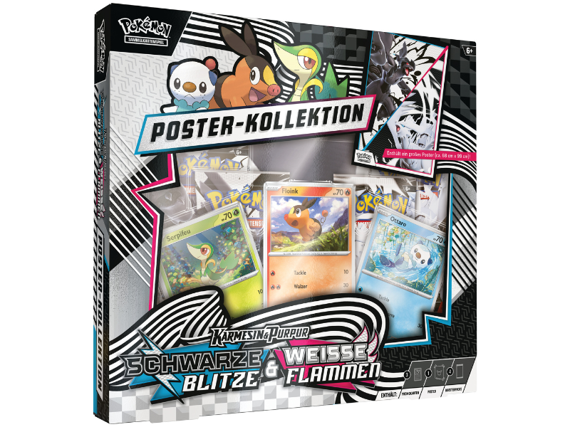 Pokémon Poster-Kollektion Karmesin & Purpur – Schwarz & Weiß Einall