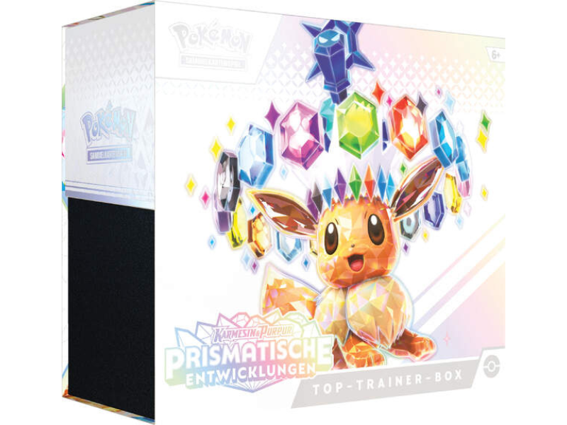 Pokémon Top-Trainer-Box Karmesin & Purpur - Prismatische Entwicklungen