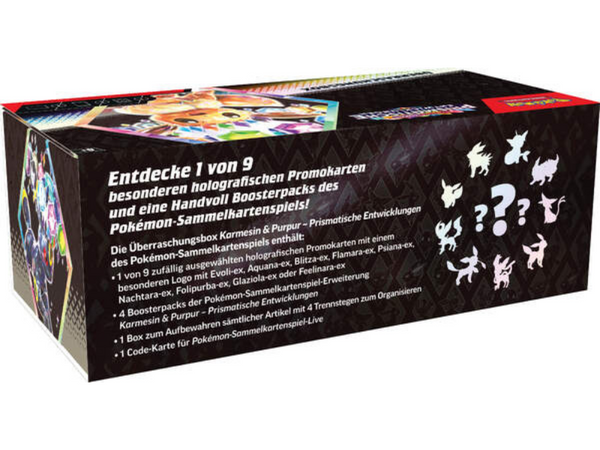 Pokémon Überraschungsbox Karmesin & Purpur - Prismatische Entwicklungen