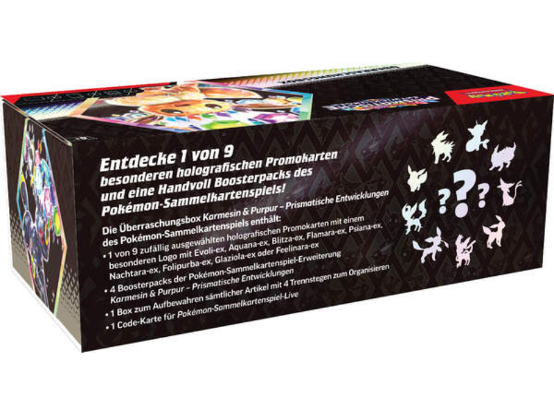 Pokémon Überraschungsbox Karmesin & Purpur - Prismatische Entwicklungen