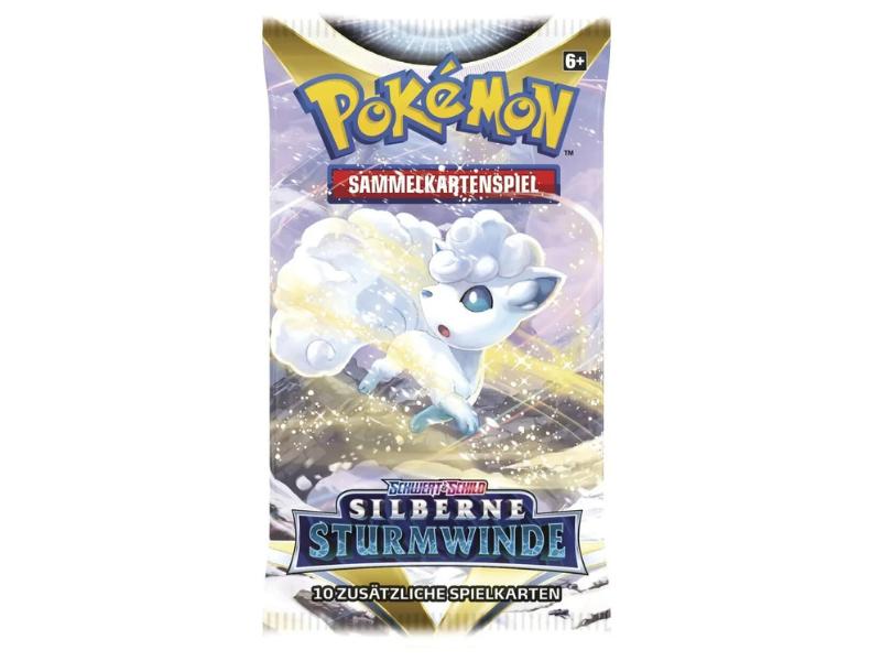 Pokémon Boosterpack Schwert & Schild – Silberne Sturmwinde