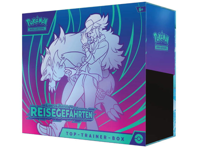 Pokémon Top-Trainer-Box Karmesin & Purpur - Reisegefährten