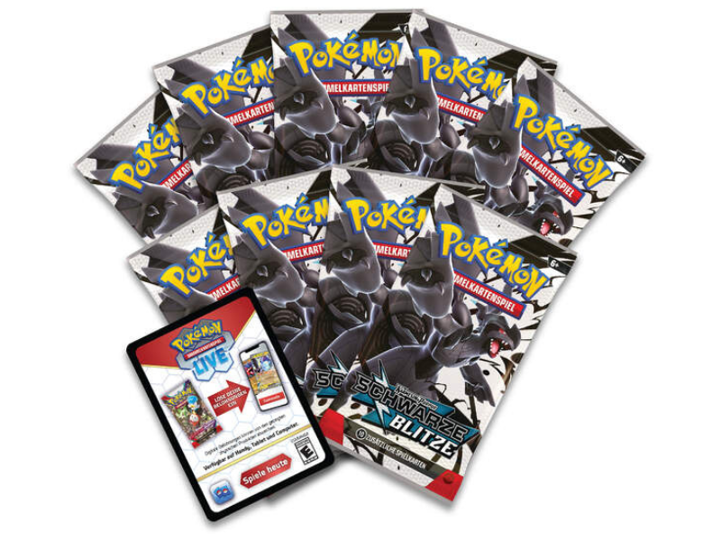 Pokémon Top-Trainer-Box Karmesin & Purpur – Schwarze Blitze