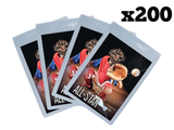 Ultra Pro Semi Rigid Card Holder Grading Card Saver für PSA / Beckett (200 ct.)
