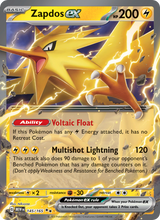 Zapdos-ex MEW 145/165 - 151
