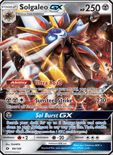 Solgaleo GX SUM 89/149 - Sonne & Mond