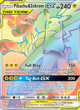 Pikachu & Zekrom GX TEU 184/181 - Teams Sind Trumpf