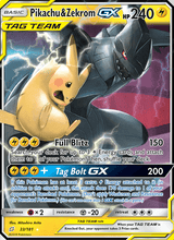 Pikachu & Zekrom GX TEU 33/181 - Teams Sind Trumpf