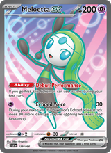 Meloetta-ex BLK 159/86 - Schwarze Blitze