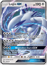 Lugia GX LOT 159/214 - Echo des Donners