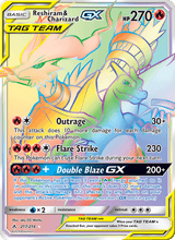 Reshiram & Glurak GX UNB 217/214 - Kräfte im Einklang
