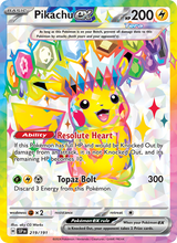 Pikachu-ex SSP 219/191 - Stürmische Funken