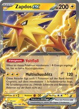 Zapdos-ex MEW 145/165 - 151