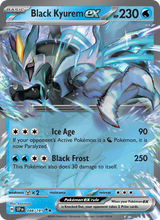 Schwarzes Kyurem-ex SSP 048/191 - Stürmische Funken
