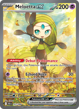 Meloetta-ex BLK 167/86 - Schwarze Blitze