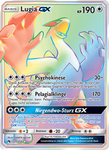Lugia GX LOT 227/214 - Echo des Donners
