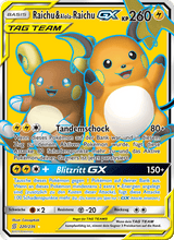 Raichu & Alola-Raichu GX UNM 220/236 - Bund der Gleichgesinnten
