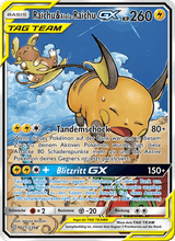 Raichu & Alola-Raichu GX UNM 221/236 - Bund der Gleichgesinnten