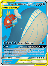 Karpador & Wailord GX TEU 160/181 - Teams Sind Trumpf