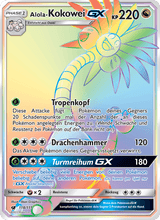 Alola-Kokowei GX CIN 118/111 - Aufziehen der Sturmröte