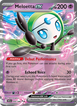 Meloetta-ex BLK 044/86 - Schwarze Blitze