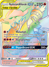 Reshiram & Glurak GX UNB 217/214 - Kräfte im Einklang