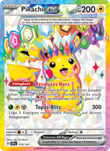Pikachu-ex SSP 219/191 - Stürmische Funken